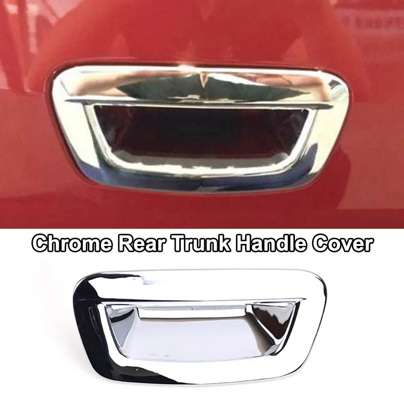 trunk handle cover Для Buick Encore/Opel/Vauxhall Mokka 2013 хромированный наружный противотуманный светильник, накладка на дверь, окно, украшение, Стайлинг автомобиля - Цвет: trunk handle cover