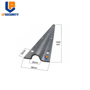 Тяжелая U-образная оцинкованная стальная раздвижная дверь, направляющий ролик 1 м за штуку