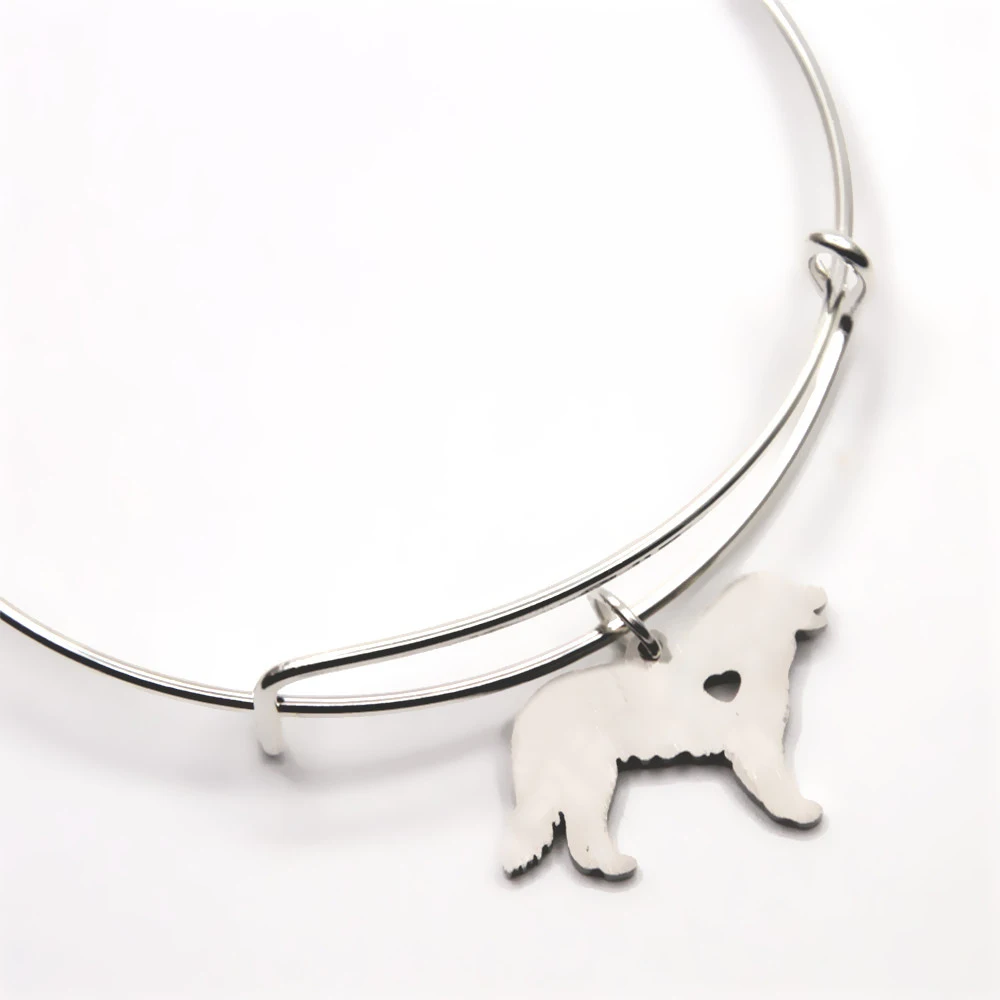 Ожерелье с подвеской в виде Бернского горного собаки сердца милой домашнего