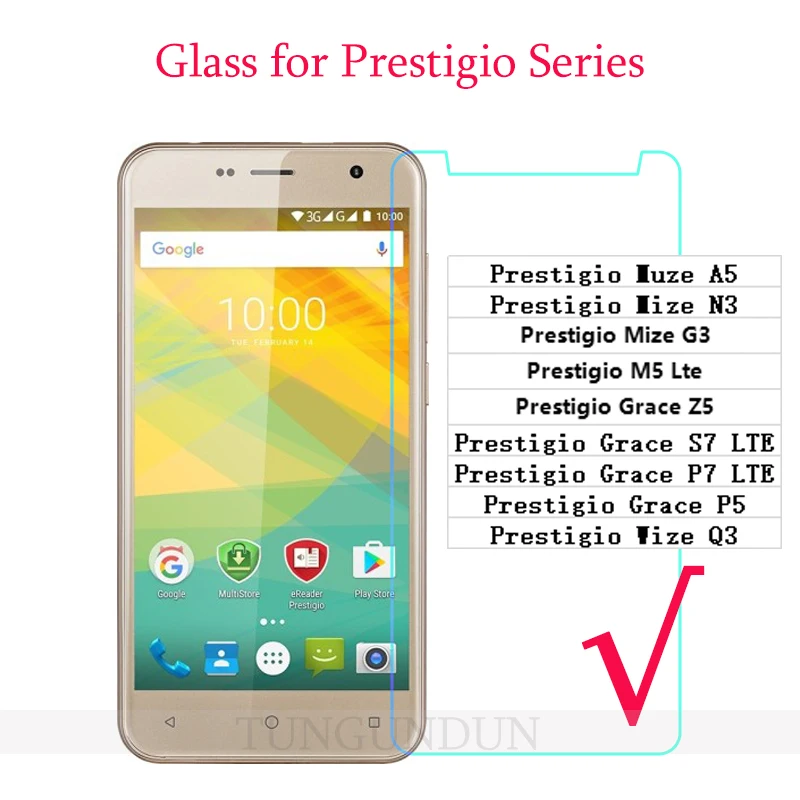 Prestigio Wize Q3 Стекло Экран Защитная крышка для мобильного телефона Muze A5 G3 Грейс S7 P7 P5