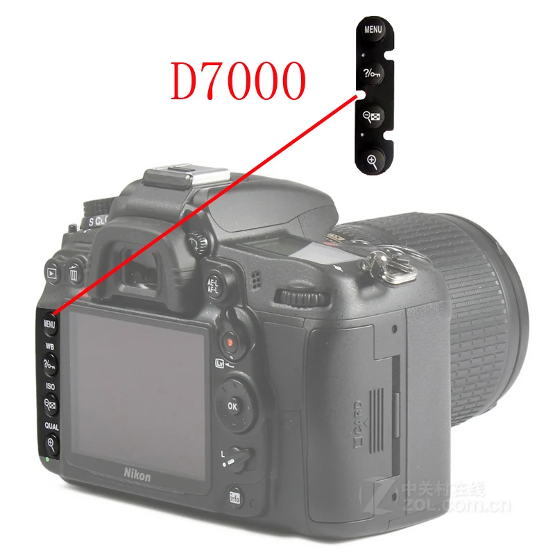 D7000 Для Nikon D90 D300 D300S D700 D600 D610 D7000 функциональный ключ DSLR камера запасной блок Ремонт Часть - Цвет: D7000