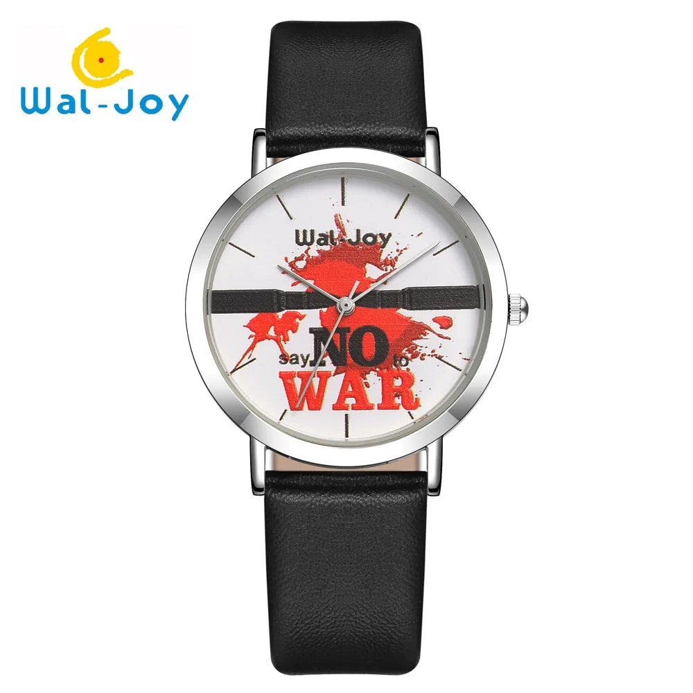 Wal Joy модные трендовые женские красные/черные/белые Наручные часы Персональный