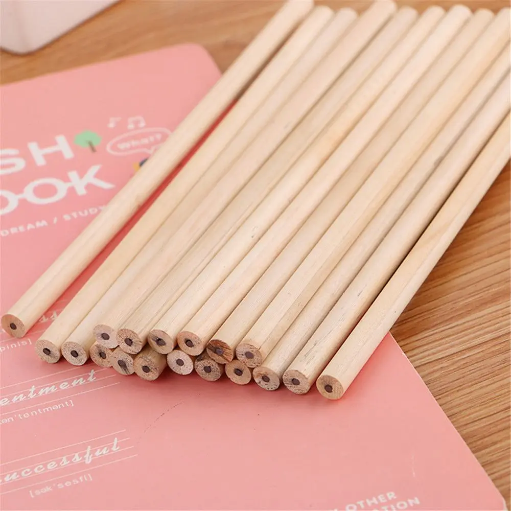 10pcs Eco friendly Natural Wood Pencil Standar Pens Children Supply Wooden for School Stationery Office Writing Supplies|Простые