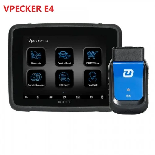 VPECKER E4 многоязычный Bluetooth OBD 2 Автомобильный сканер + 8 дюймов Windows Vpecker планшет ODB