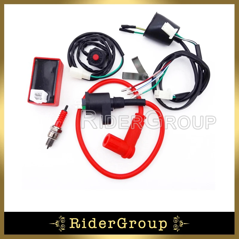 Жгут проводов для электромонтажа питбайка электрическая катушка зажигания AC CDI