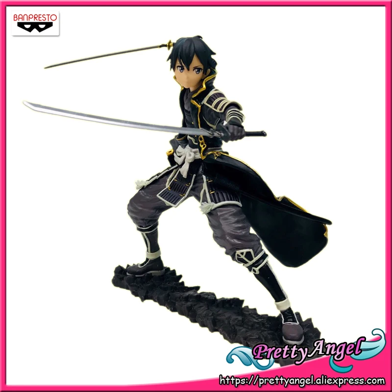 PrettyAngel Подлинная фигурка banukai GOUKAI Sword Art онлайн KIRITO коллекционная фигурка|Игровые