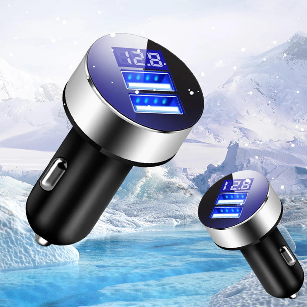 XIWANGTONG цифровой дисплей зарядка двойной зарядное устройство USB быстрая апертура