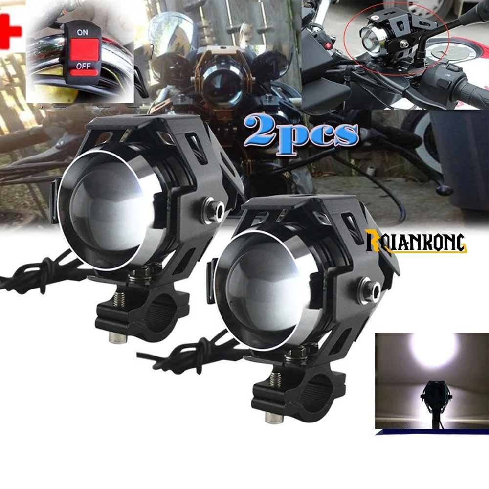 Металлическая фара для мотоцикла Yamaha YZF R1 R3 R6 R15 R25 R125 12 В|Накладки и декоративные