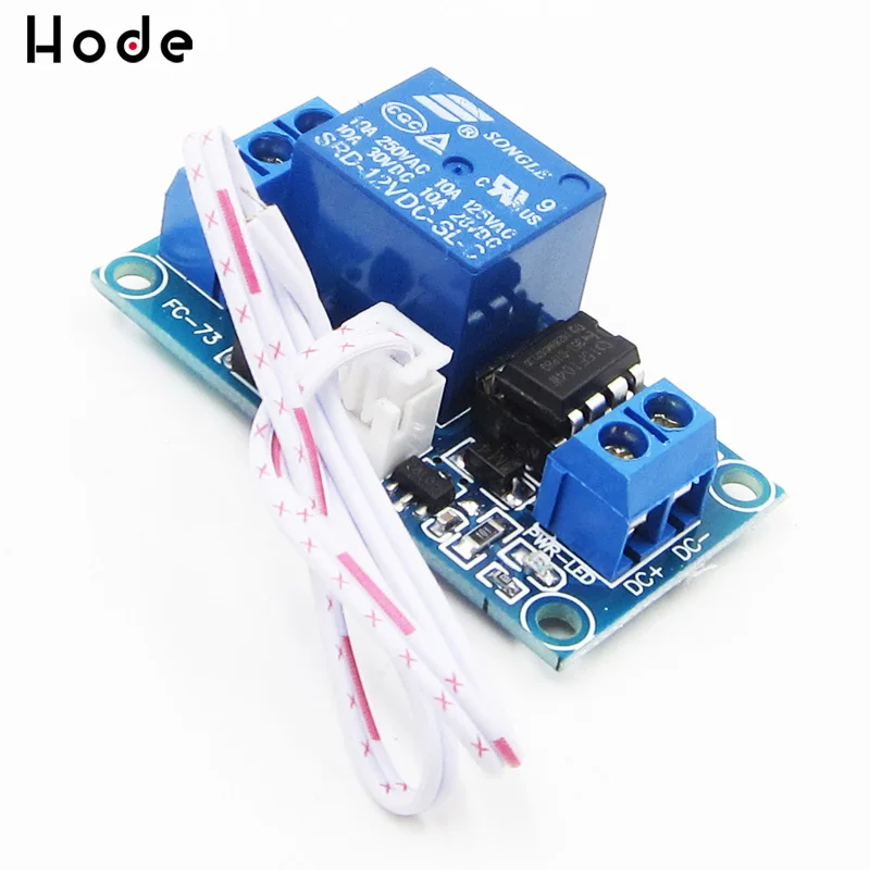 12V 1-канальный модуль реле с блокировкой сенсорным экраном бистабильный