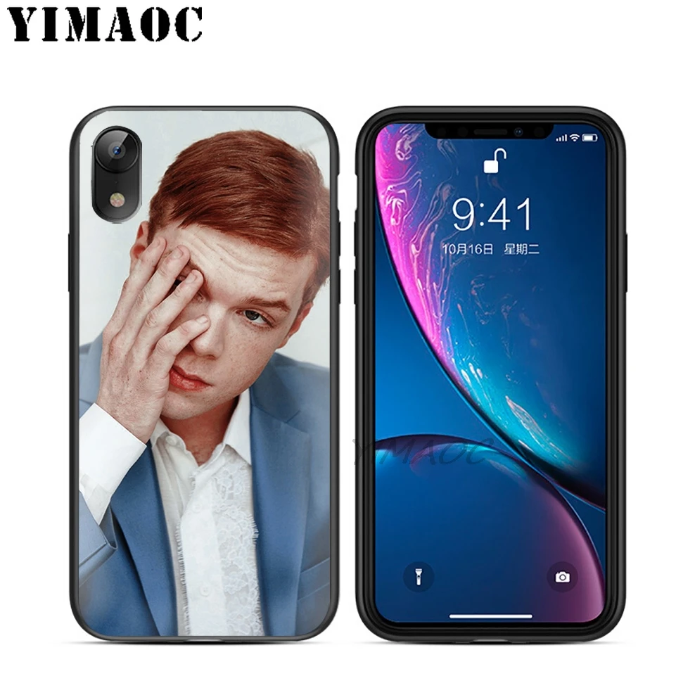 YIMAOC бесстыдный Забавный ТВ мягкий ТПУ Черный силиконовый чехол для iPhone X или 10 8 7 6