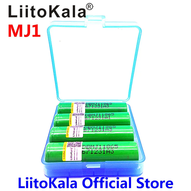 Новинка LiitoKala MJ1 18650 INR18650MJ1 10A разрядная литий ионная батарея 3500mah