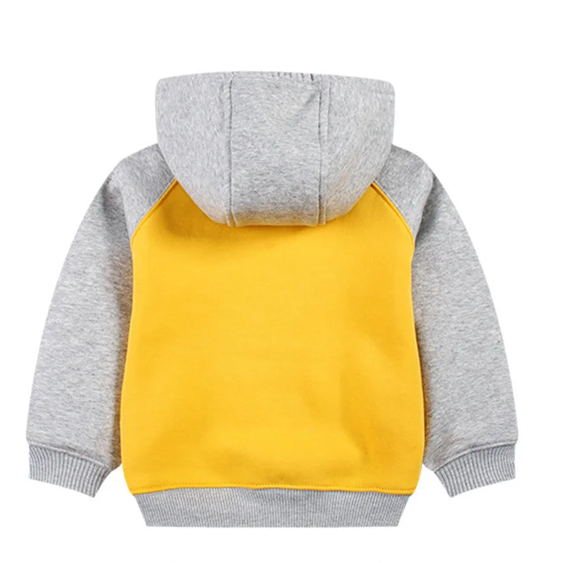 С Рукава Детские куртки Для детей Fleece Zip-Up Толстовки куртка для мальчиков