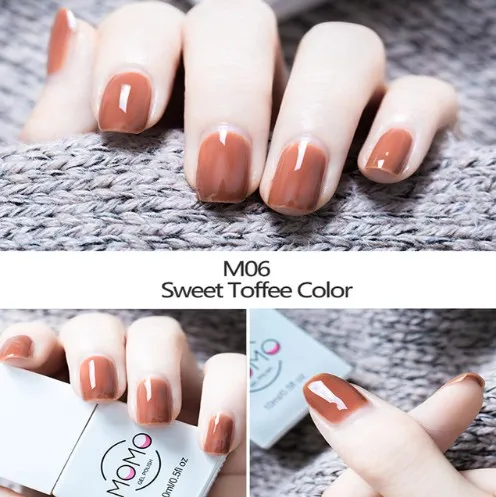 M06 MOMO 10 мл длительное Замачивание УФ-гель для ногтей Чистый гель лак Vernis Полупостоянный праймер Led гель Лаки - Цвет: M06