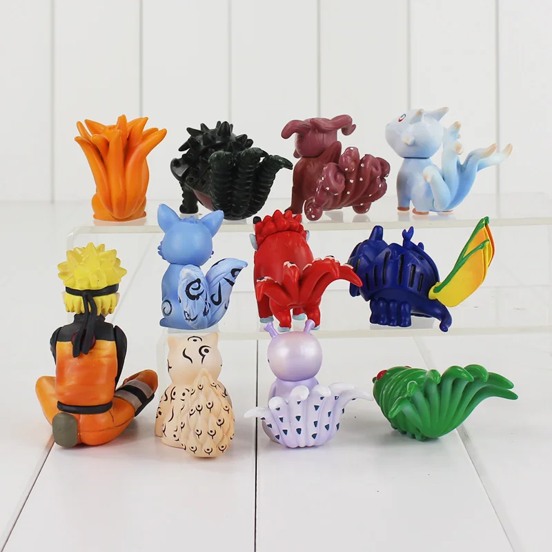 11 шт./лот фигурка игрушечная мини модель куклы|son goku|figure toynaruto figure toys |