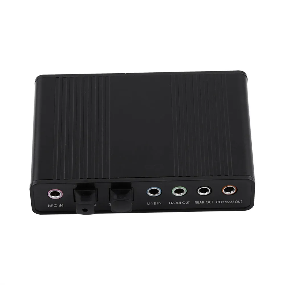 6-канальный USB 5,1 Аудио Звуковая карта USB внешний цифровой оптический SPDIF оптический аудио Выход адаптер для ПК win98/XP/2000/Vista бесплатно