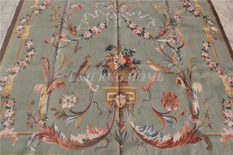 Бесплатная доставка 6'X9' Французский Aubusson ковер 100% ручной работы Новая