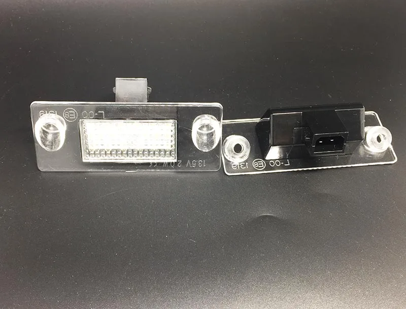 2 шт. 18smd LED номерной знак свет T10 для Audi A4 B5 1996~ 2000 A3 8l Facelift 1996~ 2000 номер Plate огни лампы автомобиль-Стайлинг