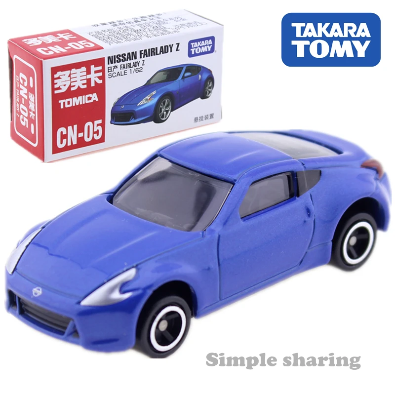 Takara TOMY Tomica CN 05 NISSAN FAIRLADY Z 1:62 миниатюрная игрушечная машинка литые модели в