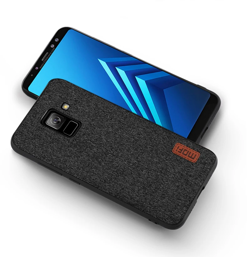 Чехол MOFi для Galaxy A8 Plus чехол-накладка A8+ ударопрочный чехол-накладка тканевый чехол s силиконовый чехол MOFi для samsung A9 A7 чехол