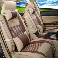 to your taste auto accessories leather car seat cover for honda city gienia stream avancier greiz summer cool breathable healthy