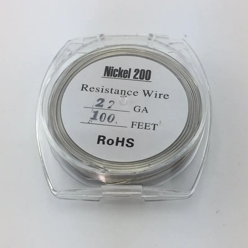 2pcs Nickel 200 Temperature Control Heating Wire 30m/roll Electronic Cigarette for RDA Vape Atomizer Prebuilt Coil Total 200Feet |
