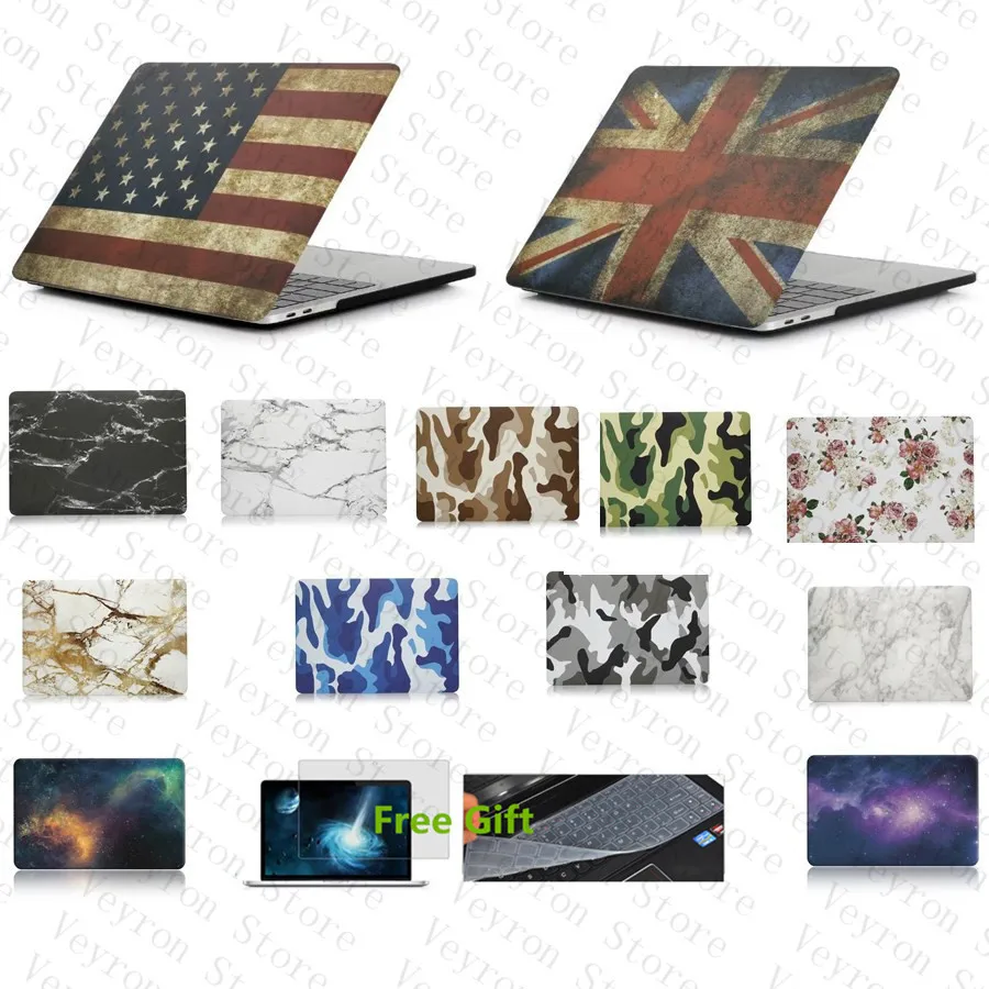 Чехол для ноутбука с рисунком жесткий чехол Macbook Pro 13 3 15 4 Retina 12 дюймов Air 11