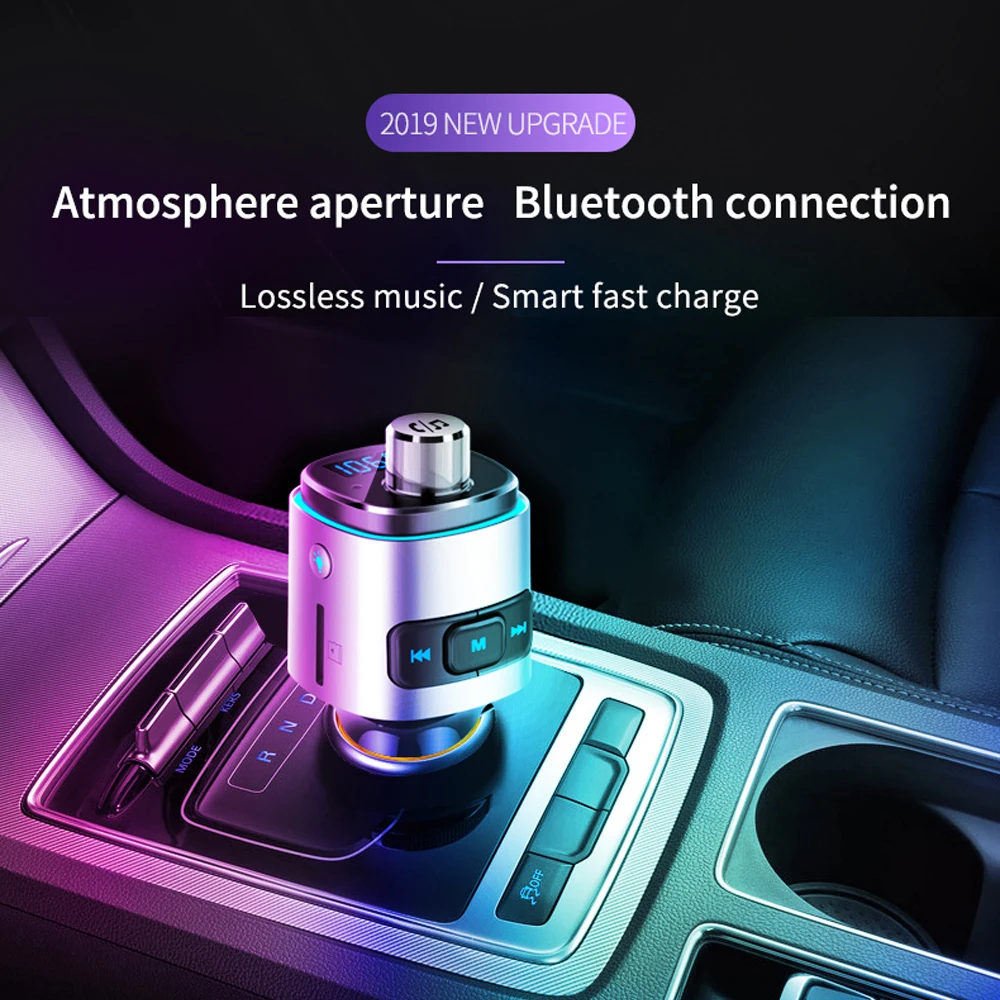 10 шт./лот SATONIC беспроводной fm передатчик автомобильный комплект стерео