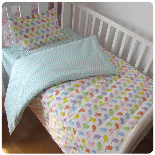 3 шт. набор постельного белья для детской кроватки из хлопка|baby bedding set|cot babybedding set |