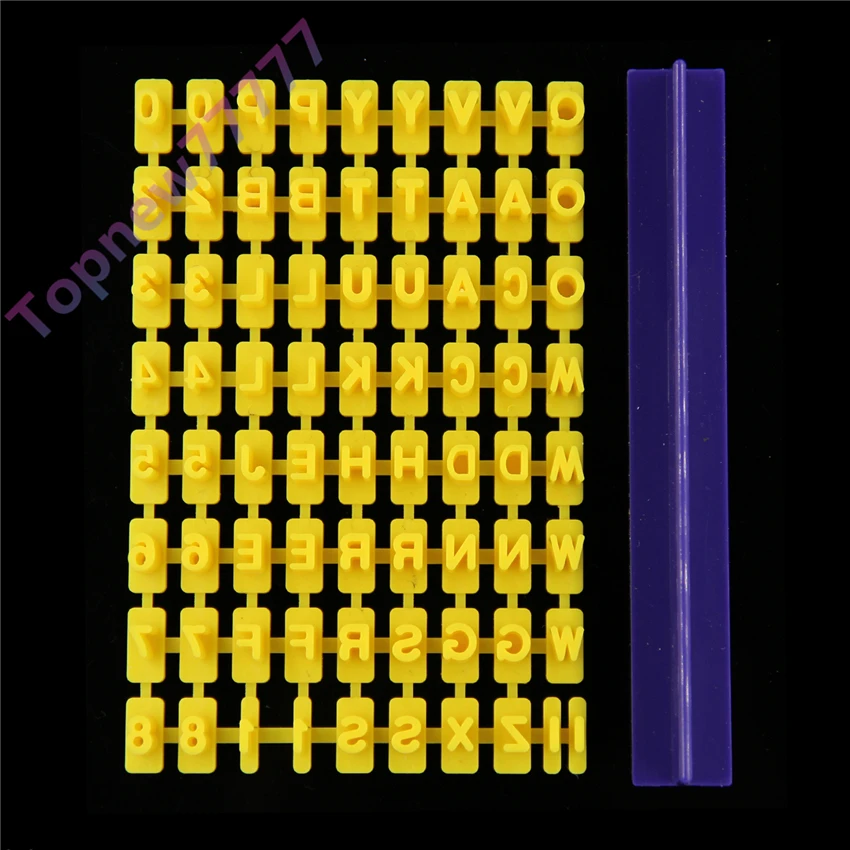 Алфавит числа букв Набор для создания оттисков печенье эмбоссер резак Торт