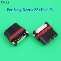 yuxi usb charge port socket jack plug for sony xperia z3dual z4 z4v e6553 e6533 z5 z5p z5c e6633 e6683 charging connector
