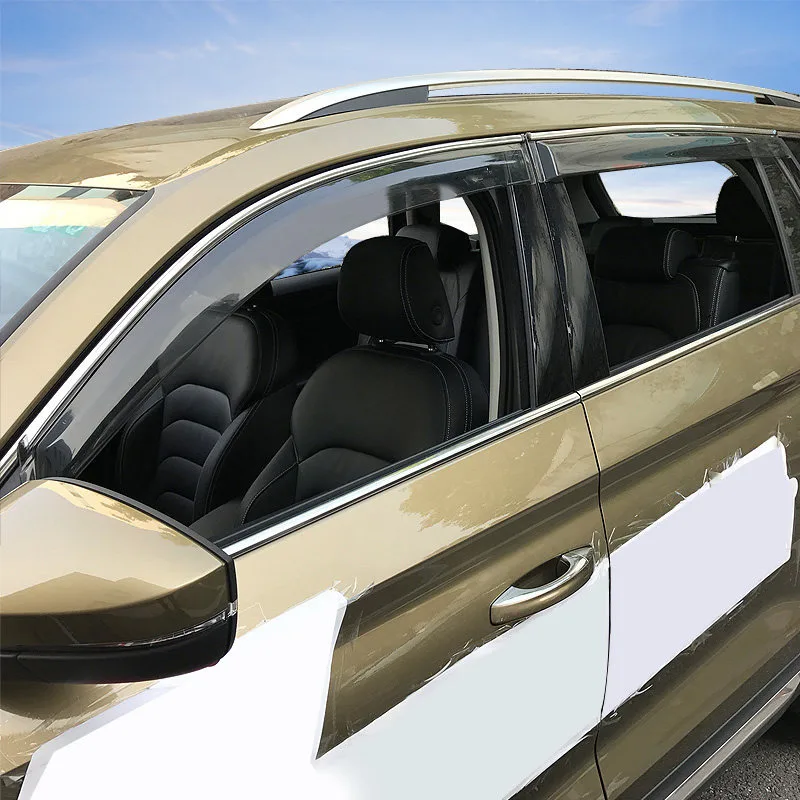 Козырек наружного окна защита от солнца дождя 4 шт. для Skoda Kodiaq 2017 2018 2019|rain window