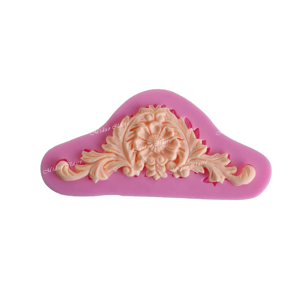 

1 Peice of Classic Flower Border Lace Mold Fondant Mold Chocolate Gumpaste Sugarcraft Mold Fondant Cake Decorating Tools SM-086