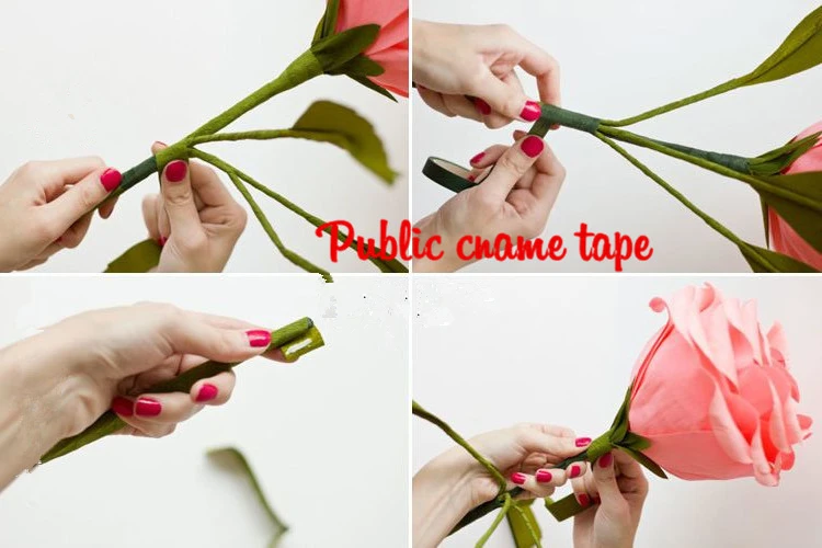 10pcs1.2cm 30y цветочным принтом в стиле сделай сам декор самоклеющиеся зеленый Бумага