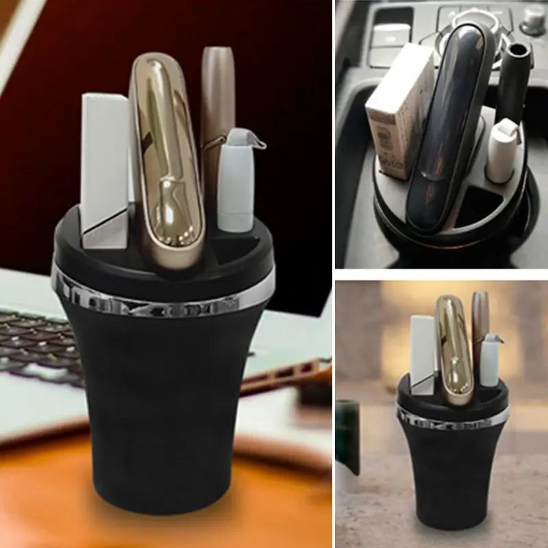 

Car Charger E-cigarette Holder Ashtray Type-C Port Organizer Portable Splitter Power Supply for IQOS 3.0 Electronic Cigarette