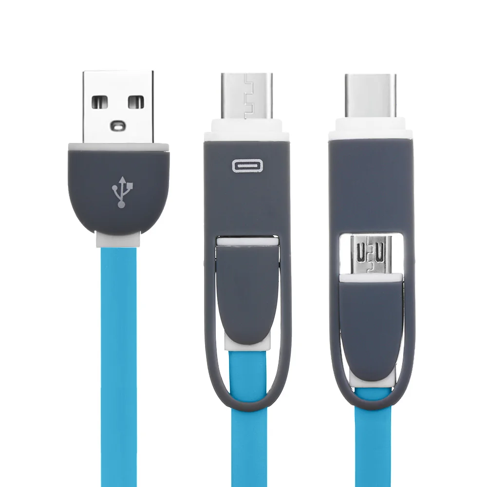 1 шт. цифровой USB 3,1 type-C к Micro USB конвертер USB-C адаптер кабель для зарядки данных 2 в 1 шнур для зарядки аксессуары для смартфонов