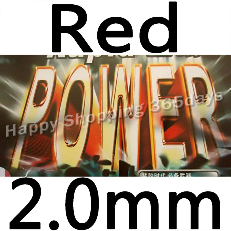 LKT Rapid POWER pips in table tennis rubber with sponge for table tennis racket paddle - Цвет: red 2.0mm