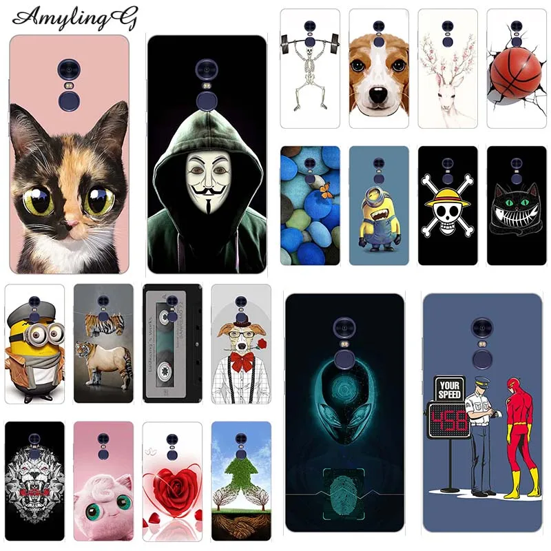 Модный чехол для телефона Infinix Hot S2 S 2 X522 5 дюйма задняя крышка Pro мультяшный волк
