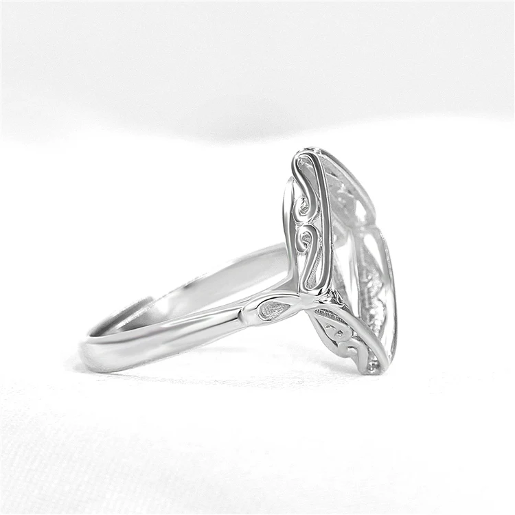 Оптовая продажа 10 шт./лот обручальное кольцо из стерлингового серебра 925 пробы