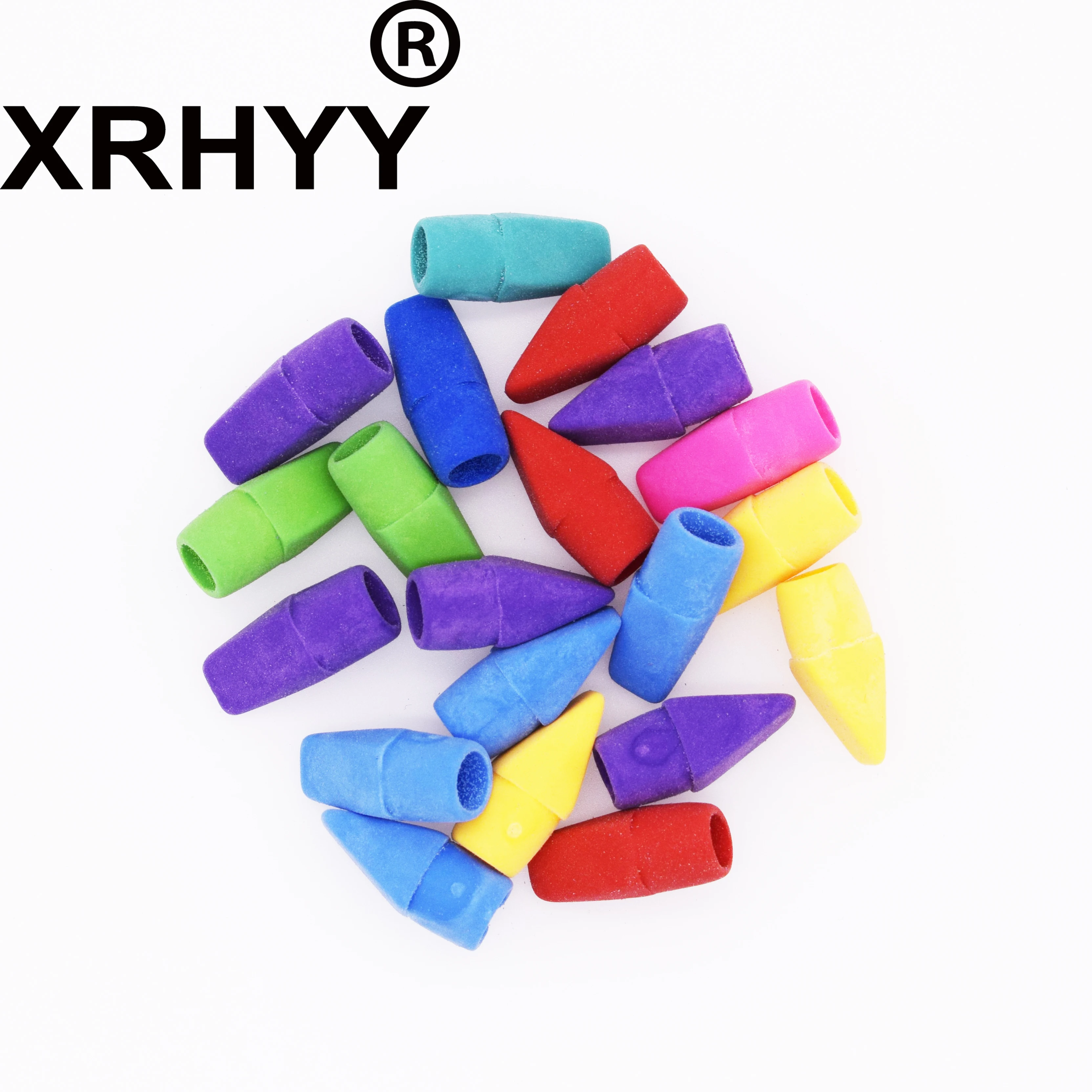Стиратели для карандашей XRHYY 100 штук разных цветов|eraser caps|cap stickercap ed |