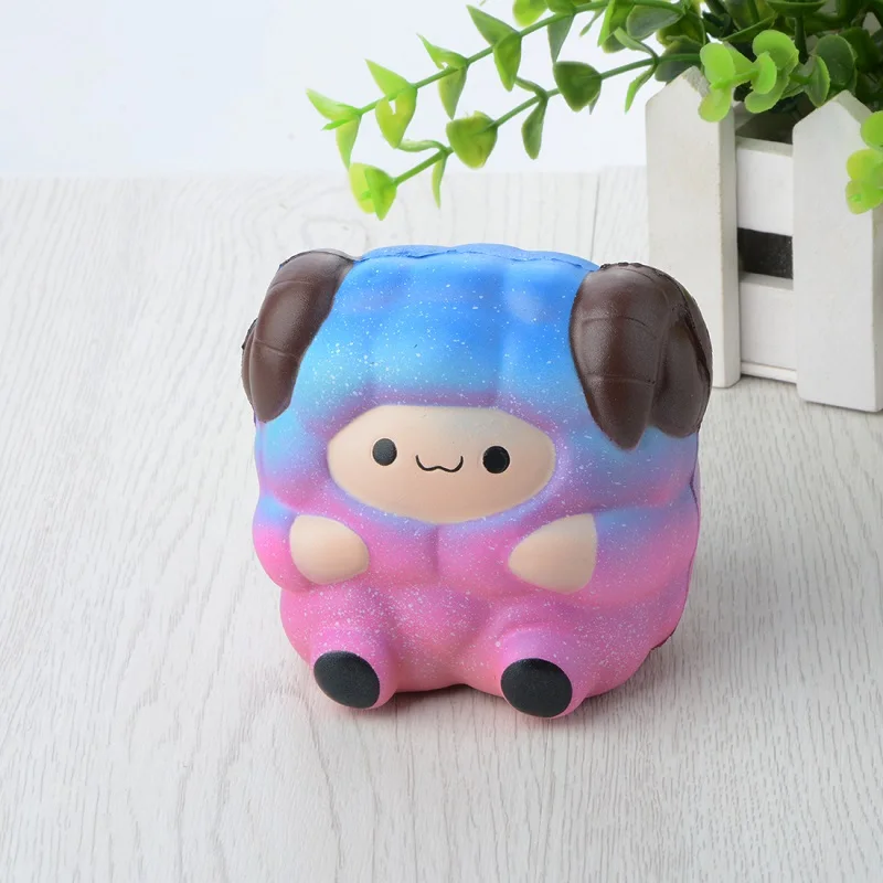 Кавайная мягкая антистрессовая развлекательная игрушка для отскока сквиши, животное альпака, детский антистресс, антистрессовые игрушки, Squeeze J75