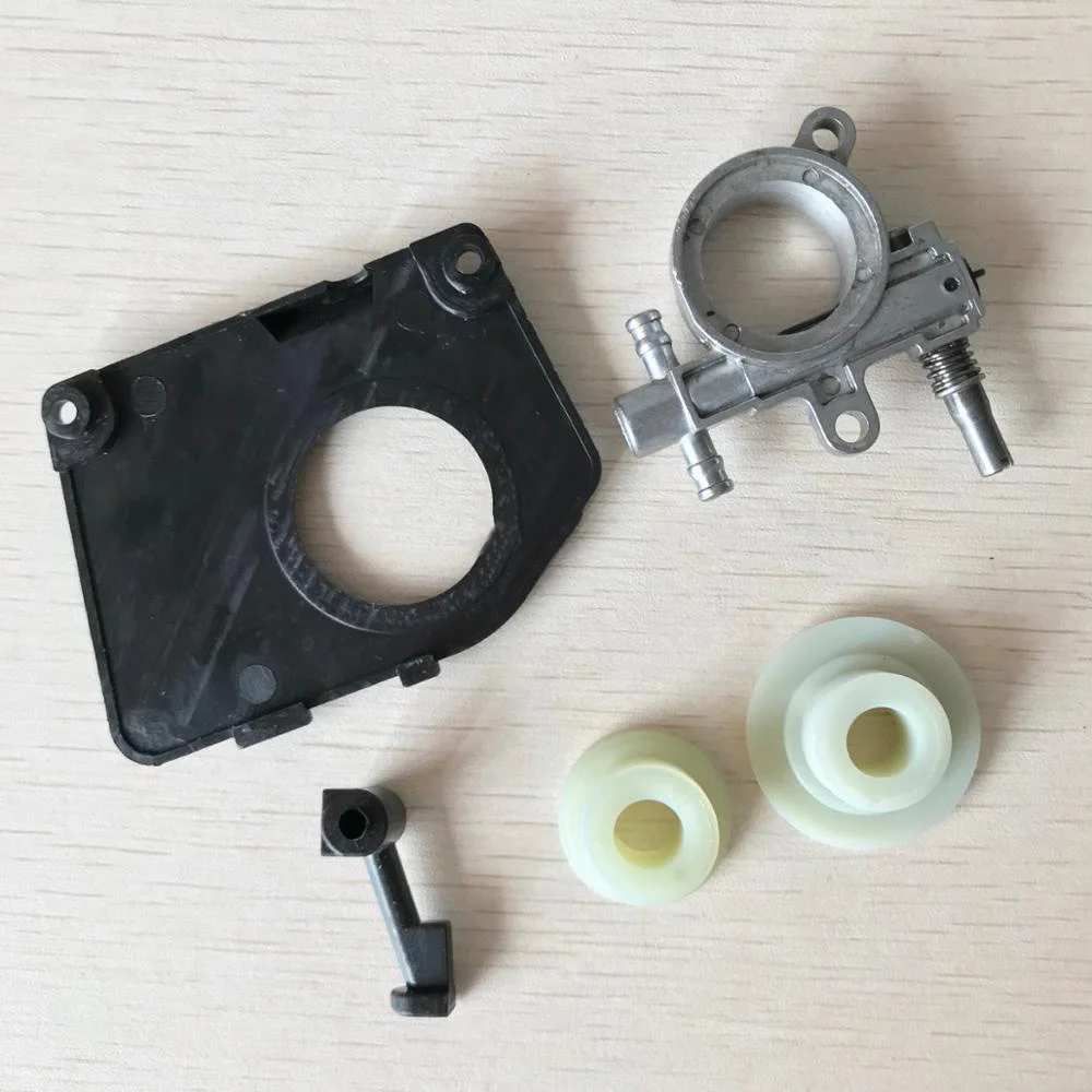 Цепная пила масляный насос крышка шестерни червь инжектор форсунки аксессуары