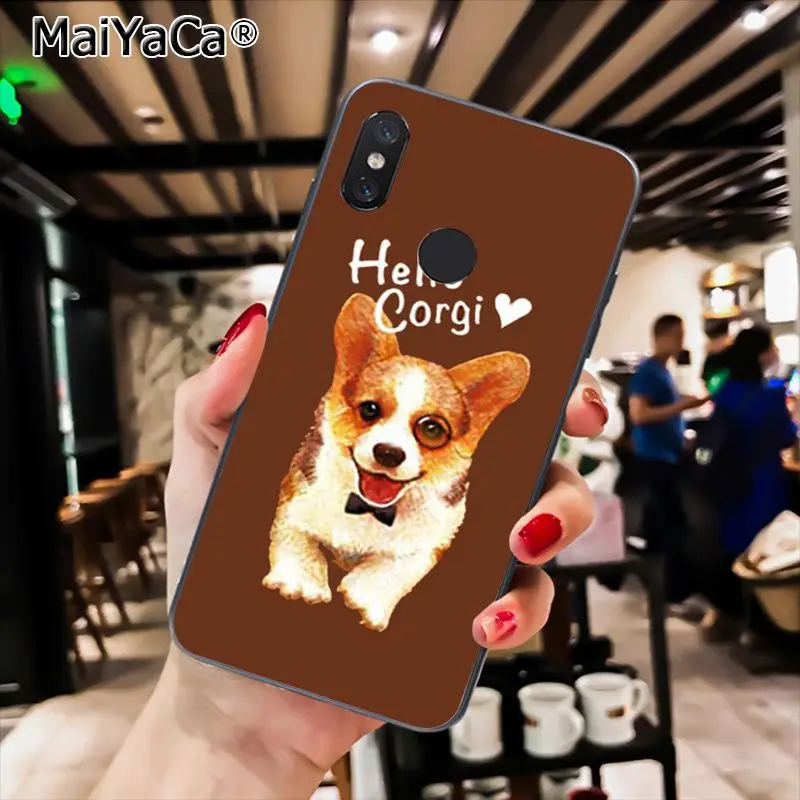 A7 MaiYaCa пикантные Пёс из мультфильма член супер милые корги чехол для телефона для Xiaomi Redmi8 4X 6A S2 7A 5A Redmi 5 5Plus Note5 7 Note8pro - Цвет: A7