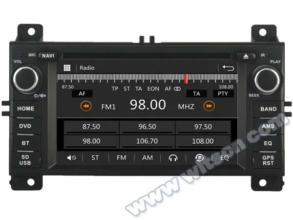 Автомобильный DVD GPS WITSON для JEEP GRAND CHEROKEE 2012 с пленным экраном 1080P DSP Wi Fi 3G DVR хороший