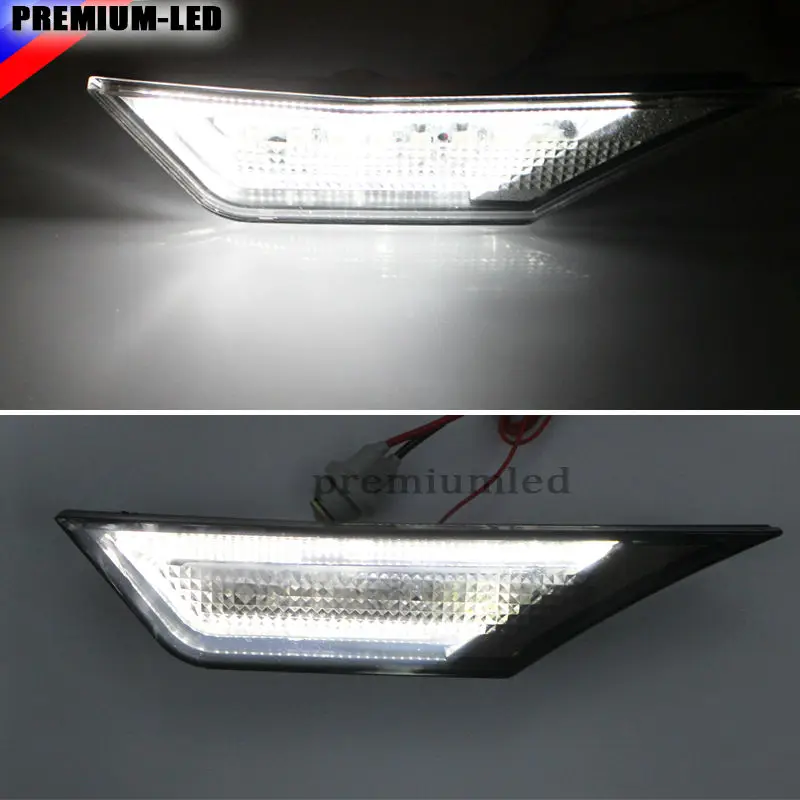 (2) мы работаем по OEM JDM Стиль дымчатые линзы светодиодные боковые габаритные