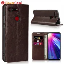 Wallet Cover For Huawei Honor View 20 Case Coque Luxury Genuine Leather Case for Huawei Honor View 20 V20 Mobile Phone Accessory