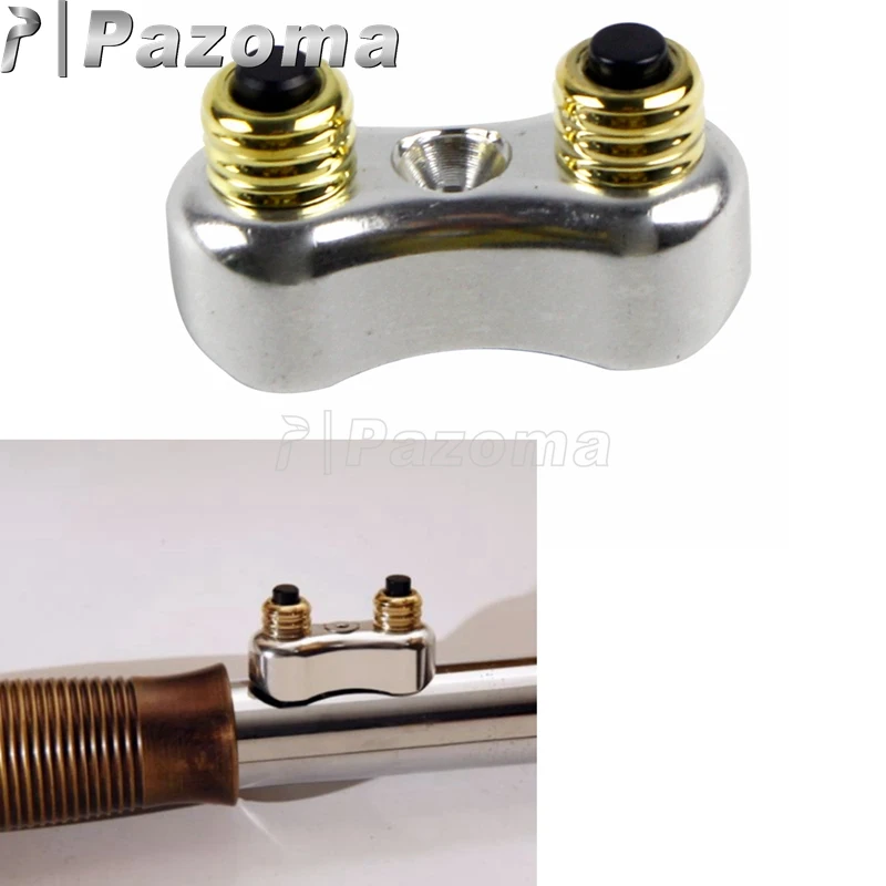 Polish Motorbike 1" or 7/8" Custom Dual Handlebar Push Button Switches Kit for Harley Cafe Racer Old School Bobber Chopper
Polish Motorbike 1" or 7/8" Custom Dual Handlebar Push Button Switches Kit for Harley Cafe Racer Old School Bobber Chopper
