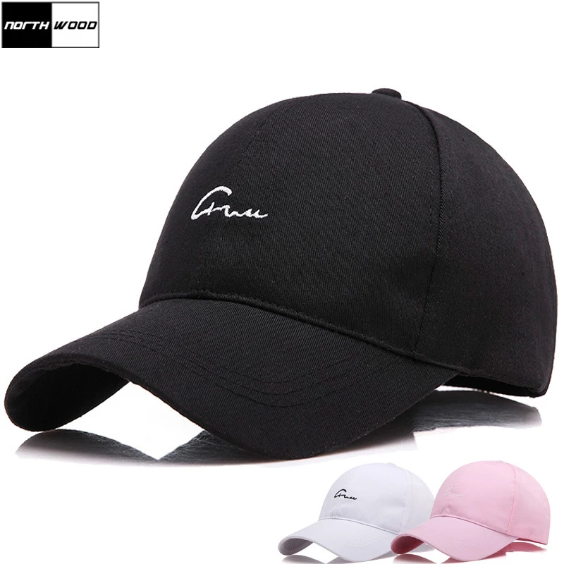 [NORTHWOOD] одноцветное хип хоп Бейсбол кепки s для мужчин женщин черный белый цвет