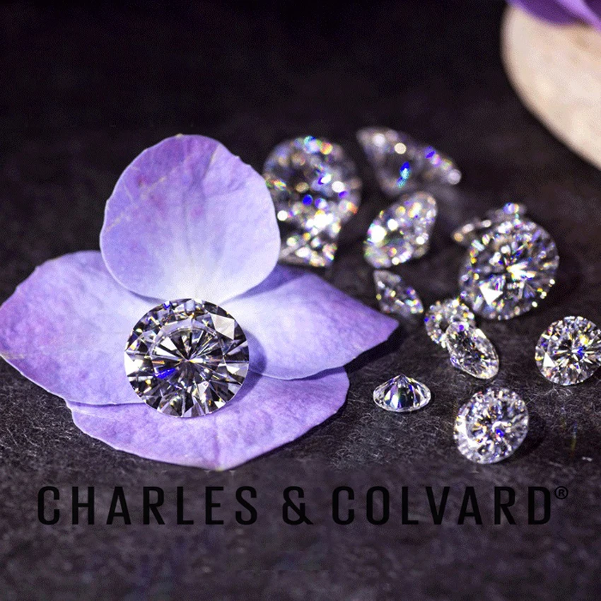 4 карат Сертифицированный Charles Colvard FOREVER один круглый блестящий Ограненный белый