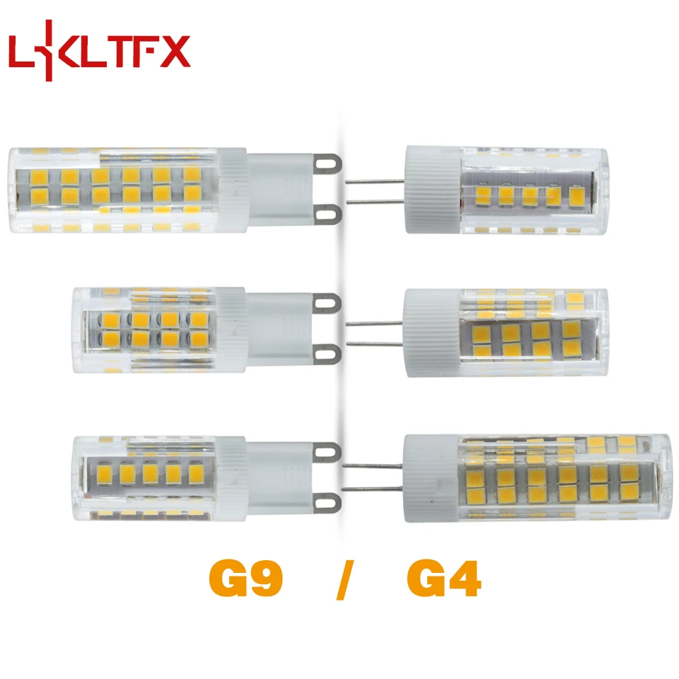 LKLTFX 360 Угол луча лампа кукуруза G4 Светодиодная Epistar спальня гостиная G9 светильник