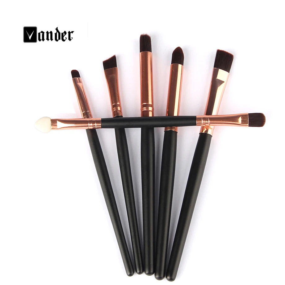 6 шт. профессиональный косметический набор кистей для макияжа пудра основа губ
